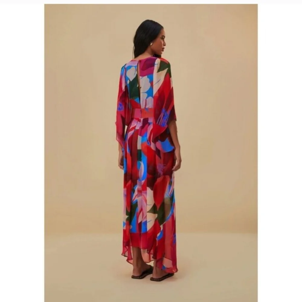 Farm Rio Watercolor Maxidress - Picture 2 of 3